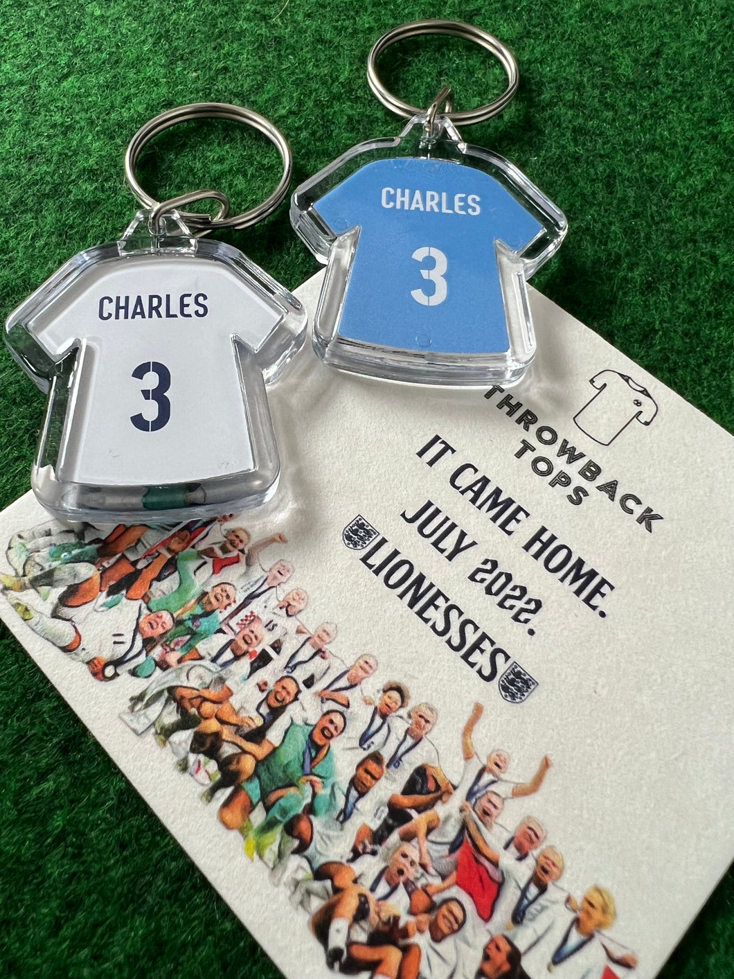 England World Cup 2023 Lionesses Keyrings